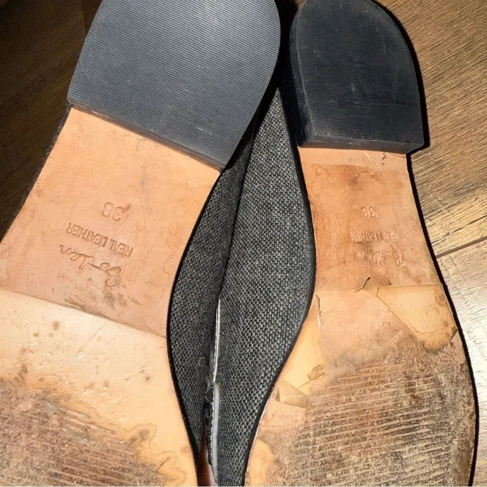 Boden Black and Silver Pointed Loafers - Picture 3 of 4